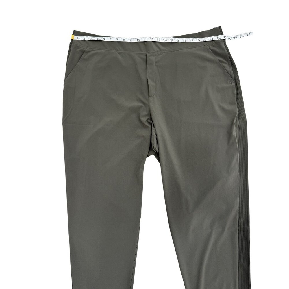 Athleta Brooklyn Ankle Pant Olive Green Elastic Waistband Womens Size 24 NEW - Picture 6 of 10